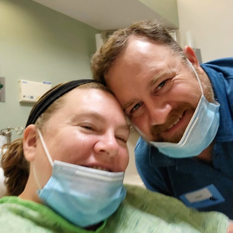 Casey & Kelly in hospital