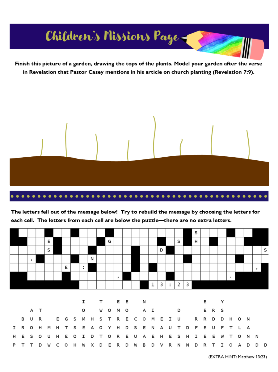 Children's Missions Page (June 2021 Banner)