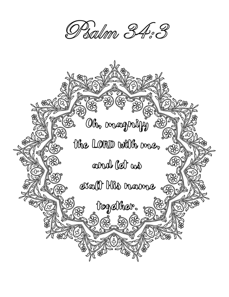 Psalm 34:3